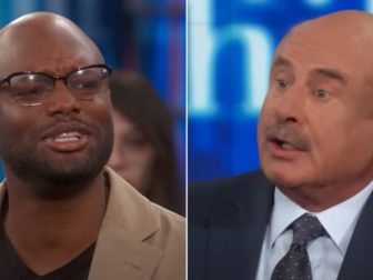 Mychal Denzel Smith, left, and Dr. Phil McGraw spar over policing.