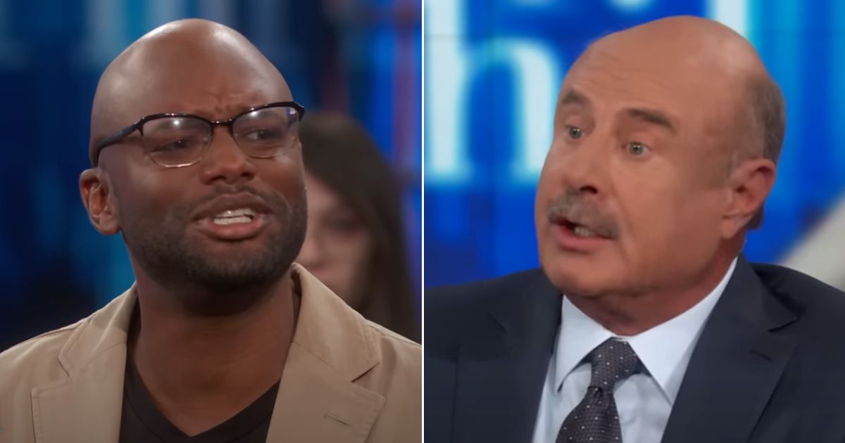 Mychal Denzel Smith, left, and Dr. Phil McGraw spar over policing.