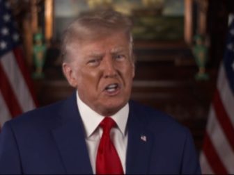 In a video on both his Truth Social account and the Trump War Room account on Twitter, Donald Trump, who is seeking the Republican nomination for president, said: "The drug cartels are waging war on America -- and it's now time for America to wage war on the cartels."