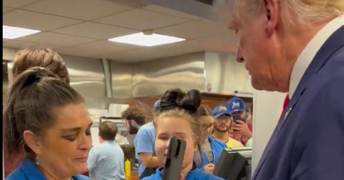 On Saturday, while visiting a local burger restaurant in South Carolina, a worker asked to pray with former President Donald Trump.