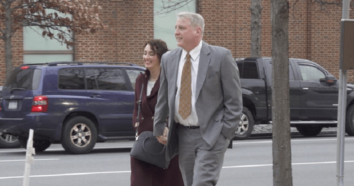 Pro-life activist Marck Houck with his wife, Ryan-Marie Houck.