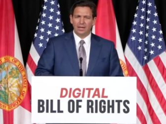 On Wednesday, Florida Gov. Ron DeSantis gave a speech announcing his proposed plan for a "Digital Bill of Rights" to protect the people of Florida from Big Tech.