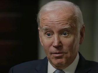 President Joe Biden, pictured during his interview with ABC's David Muir that aired Friday.