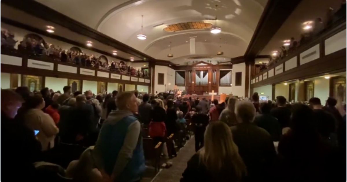 A student chapel service at Asbury University in Wilmore, Kentucky, has been going nonstop since the morning of Feb. 8.