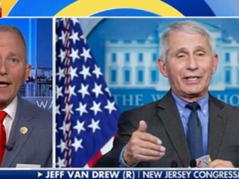 New Jersey Republican Rep. Jeff Van Drew, left, is sending a warning to former National Institute of Allergy and Infectious Diseases Director Anthony Fauci, right.