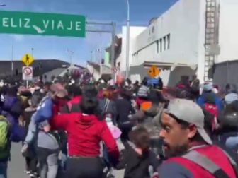 On Sunday, around 1,000 illegal immigrants attempted to cross the Paso Del Norte bridge in El Paso, Texas, to gain entry into the United States.