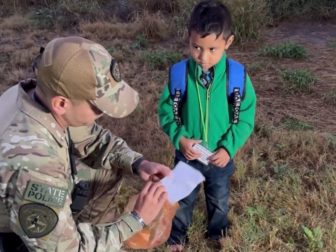 On Tuesday, an unaccompanied minor was abandoned at the U.S.-Mexico border and discovered by a migrant woman.