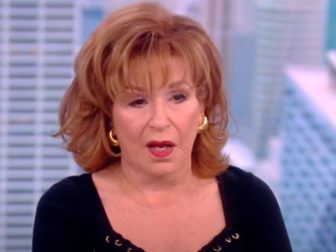 On Tuesday's episode of "The View," a statement made by co-host Joy Behar resulted in one co-host reading a legal note and another fact-checking the statement.