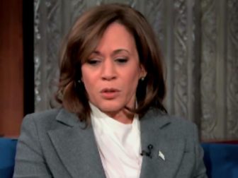 Vice President Kamala Harris made an appearance on "The Late Show with Stephen Colbert" on Wednesday.