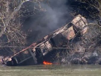 On Wednesday, a train derailed in Sandstone, West Virginia, dumping hazardous materials into a nearby river.