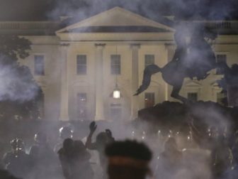 The above image is of a BLM riot outside of the White House in May 2020.
