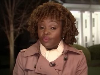 White House press secretary Karine Jean-Pierre appears Friday on MSNBC's "All In with Chris Hayes."