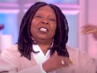 This YouTube screen shot shows Whoopi Goldberg discussing the Nashville shooting on an episode of 'The View.'