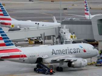 American Airlines planes sitting on the tarmac