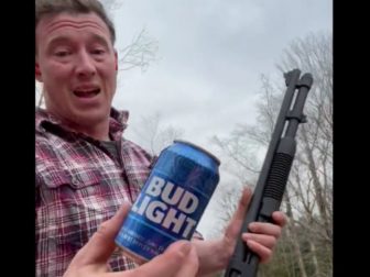 Carl Higbie, a former Navy SEAL, posted a video to his Twitter account demonstrating how he feels about Bug Light going broke.