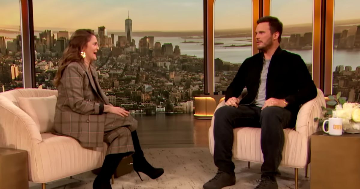 Chris Pratt appears on "The Drew Barrymore Show" on Tuesday.