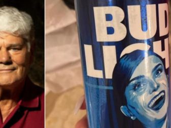 Dick Yuengling, left, has seen his company benefit from the backlash to Bud Light over a promo involving transgender activist Dylan Mulvaney, right.