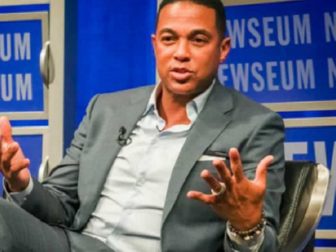 Don Lemon speaking in a file photo at the now closed Newseum in Washington, D.C.