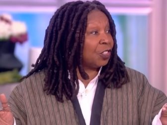 "The View" co-host Whoopi Goldberg on the show Monday.