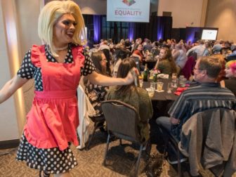 The Northwest Arkansas Democrat-Gazette posted photos of the "Fayetteville Drag Bunch," which will perform before the annual Northwest Arkansas Pride Parade and Festival.