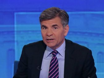 George Stephanopoulos speaking on the air