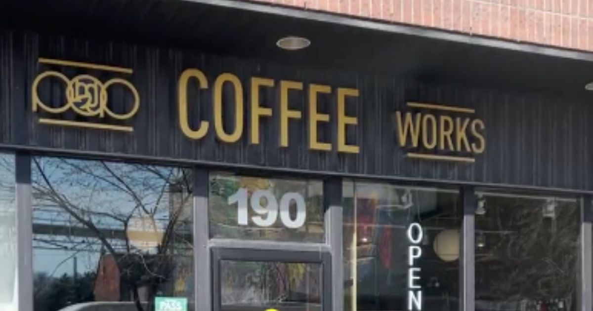 The above image is of a coffee shop in Toronto.