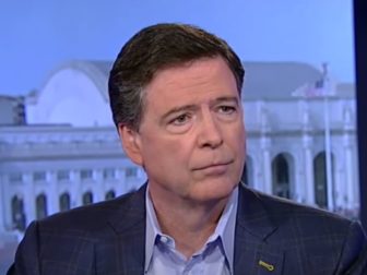 Former FBI Director James Comey is seen in a 2018 interview with Bret Baier on Fox News.