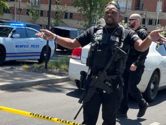 WHBQ-TV in Memphis, Tennessee, was evacuated Tuesday after Jarred Nathan opened fire on the building and barricaded himself in a nearby restaurant.