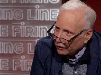 Hollywood star Richard Dreyfuss is interviewed on "Firing Line" on PBS.