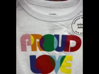 Walmart is selling LGBT items for "Pride" month.