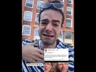 Social media "influencer" James Rose talks about appearing in a campaign ad for former President Donald Trump.