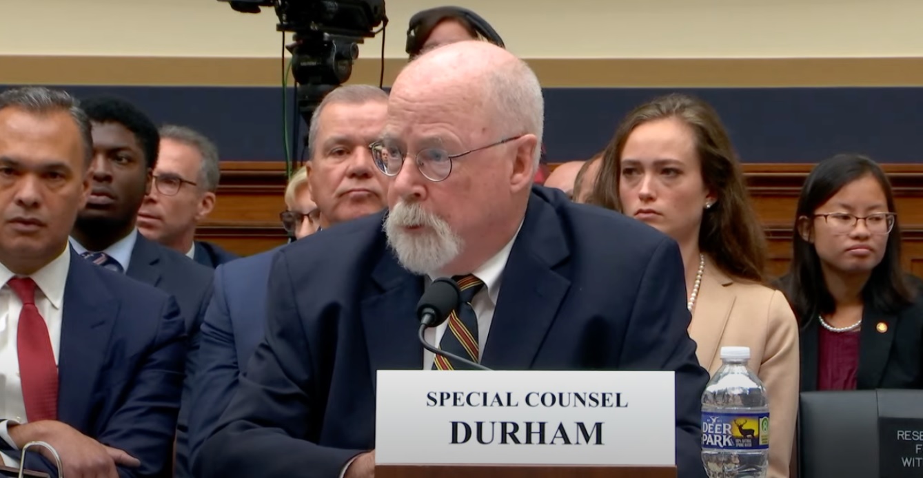 Special counsel John Durham testifies Wednesday before the House Judiciary Committee.