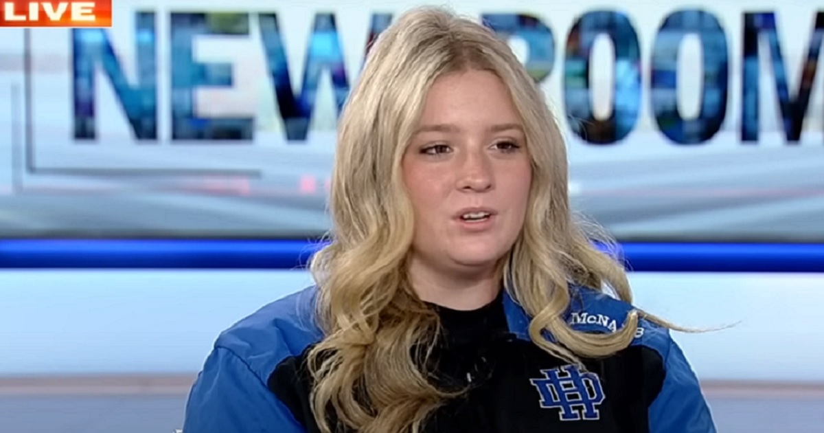 Payton McNabb, the high school volleyball player who was injured playing against a male player on a girls team.