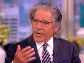 Geraldo Rivera speaks on ABC's "The View" on Thursday.