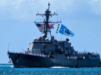 The USS Chung-Hoon pulled into its port in Pearl Harbor, Hawaii, on June 21.