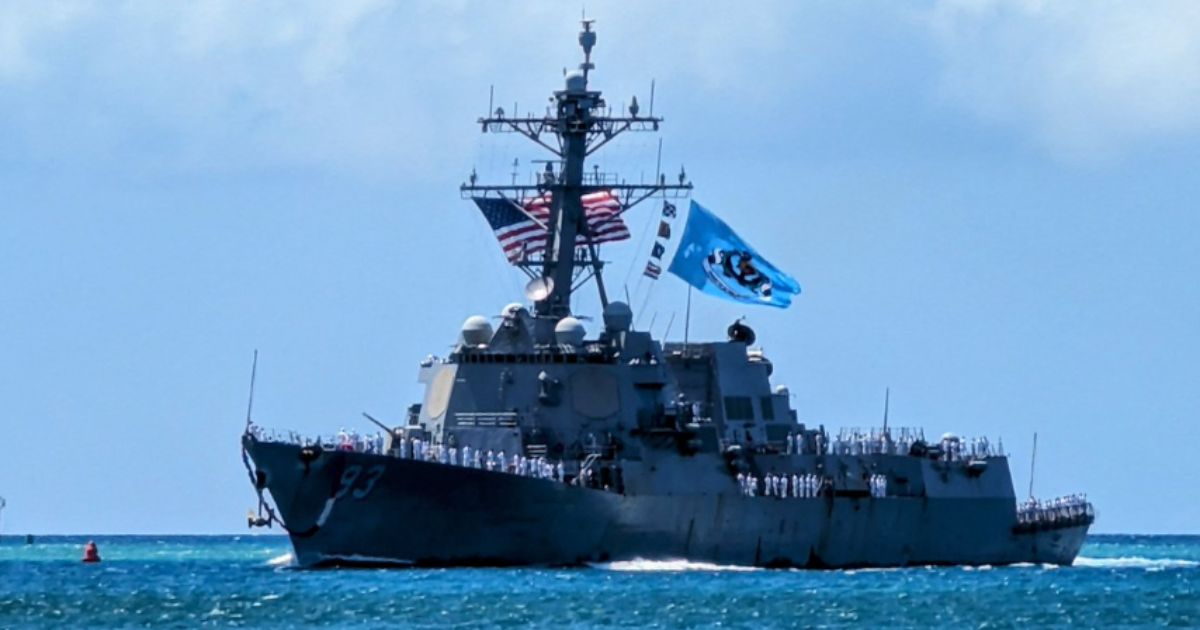 The USS Chung-Hoon pulled into its port in Pearl Harbor, Hawaii, on June 21.