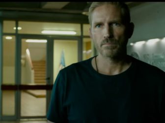 Jim Caviezel in a trailer for "Sound of Freedom."