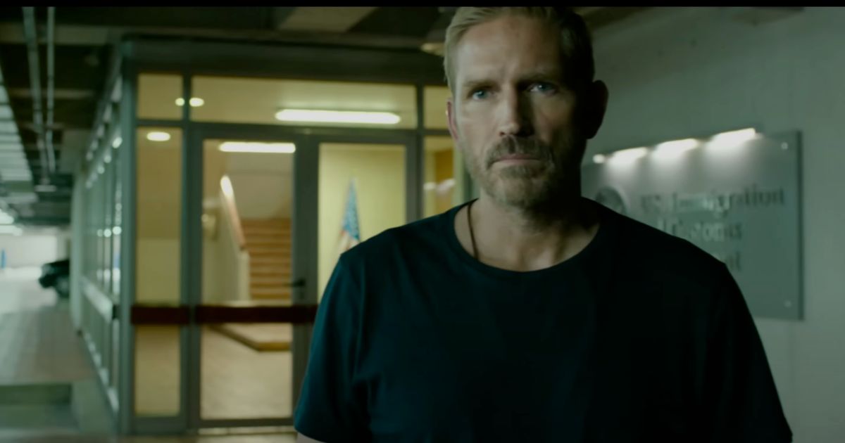 Jim Caviezel in a trailer for "Sound of Freedom."