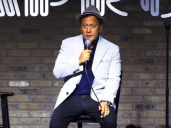 Rob Schneider performs at the Improv.