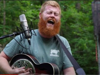 This YouTube screen shot shows breakout country star Oliver Anthony singing "Rich Men North of Richmond."