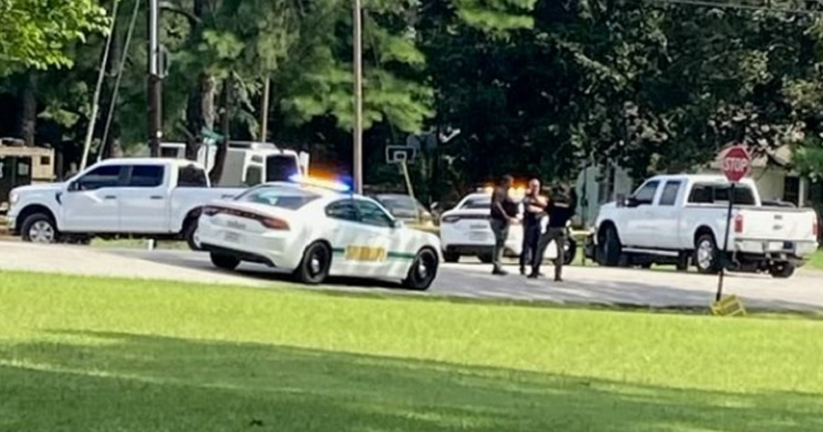 The scene outside a home in Henderson, Tennesee, where a man was shot to death during an Aug. 16 police raid.