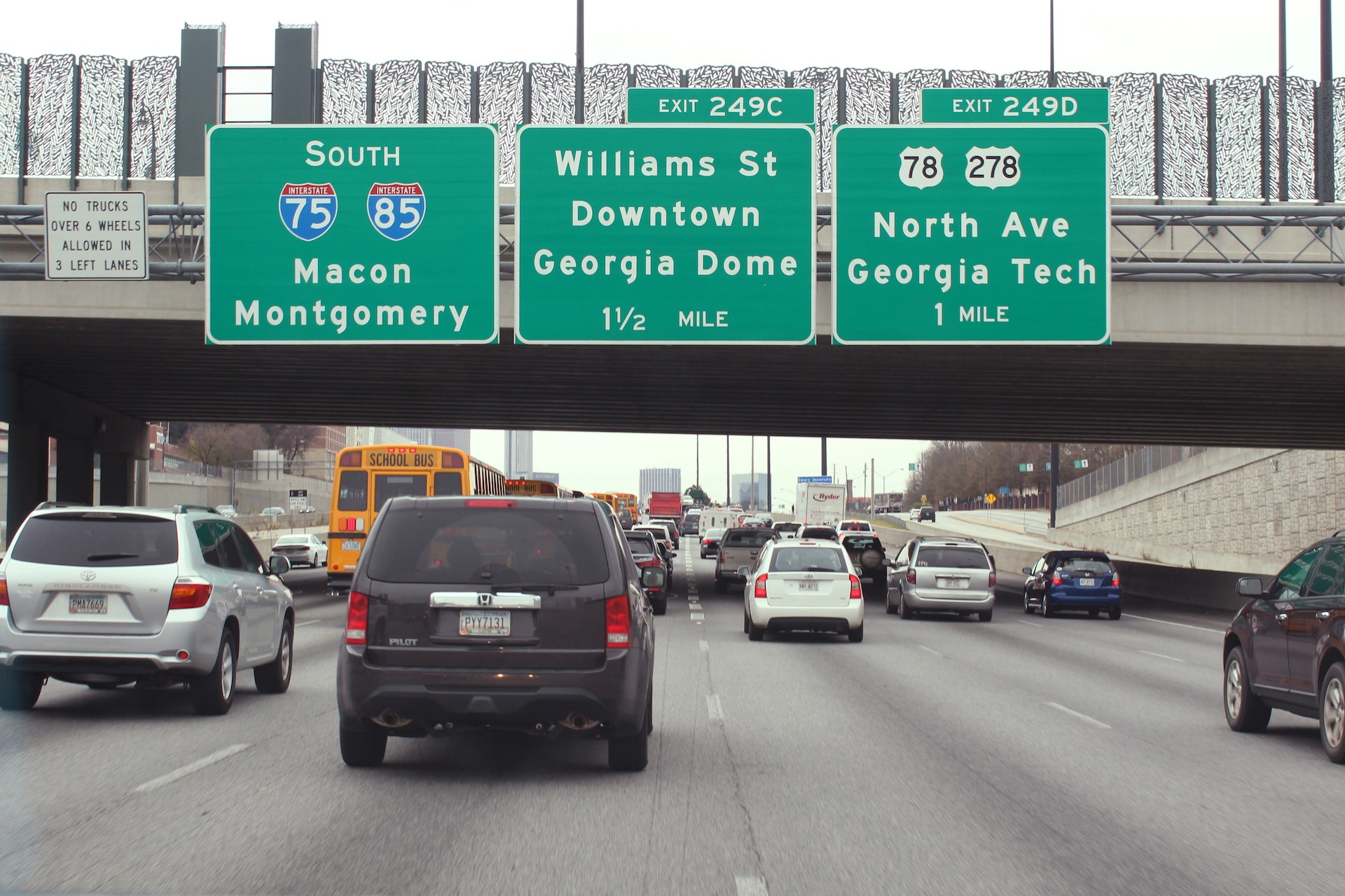 Highway in Atlanta Georgia