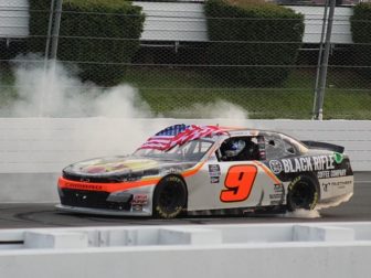 Noah Gragson Nascar burnout