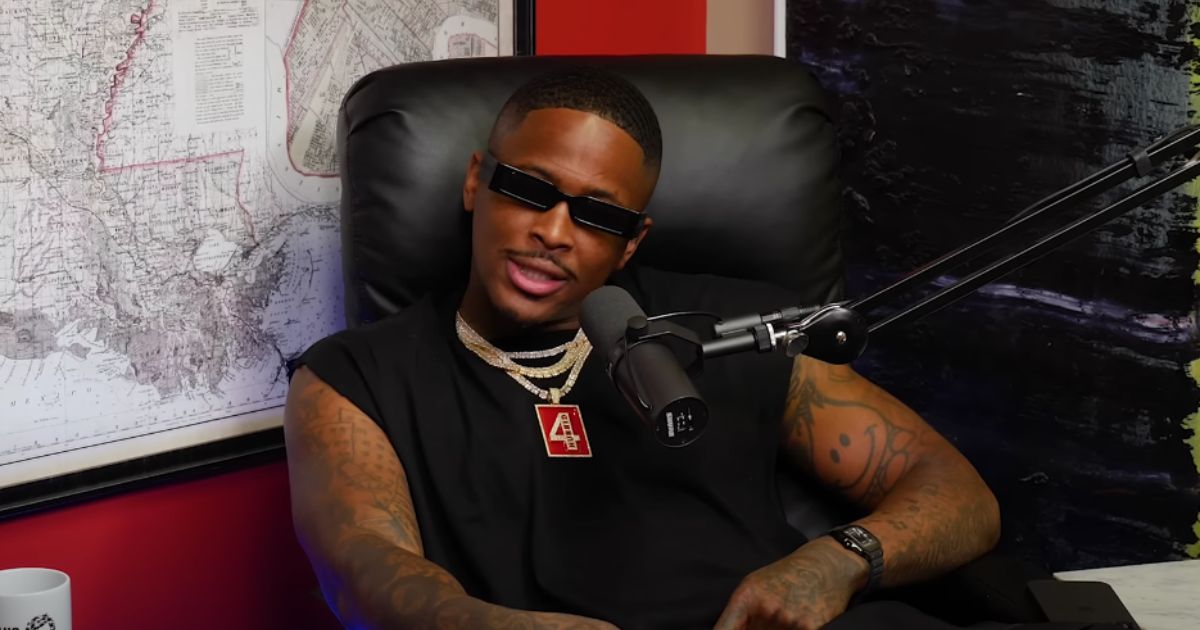 Rapper YG appears on Theo Von's podcast "This Past Weekend."