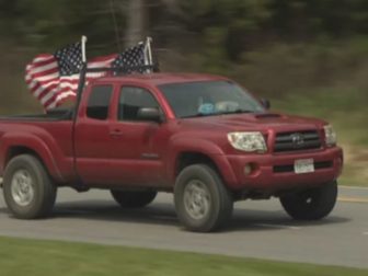 Student Christopher Hartless was pulled out of school by his parents after the school administration wanted him to remove his American flags from his pickup truck.