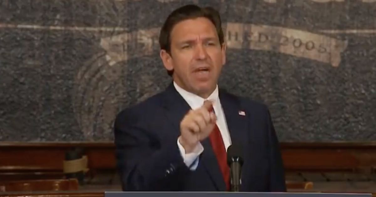 Florida GOP Gov. Ron DeSantis gave a heated reply to a reporter asking about a recent shooting.