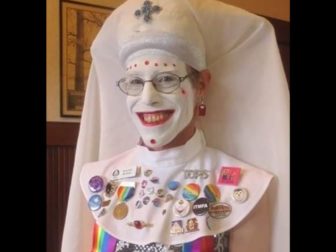 Clinton Monroe Ellis-Gilmore, a member of the "Sisters of Perpetual Indulgence, was arrested for indecent exposure in August.