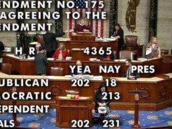 On Wednesday, 18 House Republicans voted with Democrats against an amendment that would have stopped funding for drag shows and "pride" events at the Department of Defense.