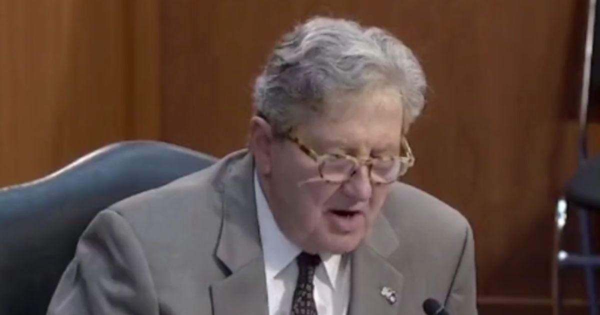 Sen. John Kennedy of Louisiana speaks to Congress.