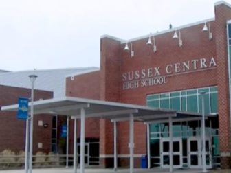 The above image is of Sussex Central High School in Delaware.